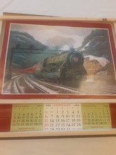 Vintage 1980 Pennsylvania Railroad Calendar Tribute To Grif Teller picture