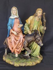 La Posada The Lodging Figure-Joseph w/Mary Riding on Donkey 10
