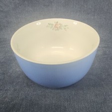 Hall's Pottery Rose Parade Cadet Blue 6.5 Inch Serving/Mixing Bowl Vintage u-10H picture