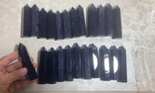 23pcs 1688g 85mm-98mm blue sand quartz tower healing picture