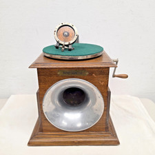 Antique Pathe Jeunesse Table Top Gramophone Phonograph Early 1900s Working Cond picture