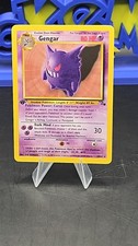Pokemon Card Gengar Fossil 1st Edition Non Holo 20/62 MINT PSA picture