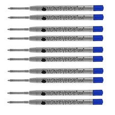 10 - MONTEVERDE Ballpoint Parker Style Pen Refill - EXTRA FINE - BLUE picture