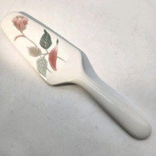 Mikasa Silk Flowers Cake Server FX003 JAPAN Discontinued Vintage Pie Cake 10