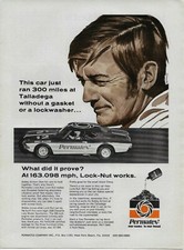 1973 Talladega Bobby Allison 1968 Chevelle NASCAR Original Vintage Print Ad picture