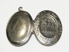 Silver Locket Pendant – Kabbalah/Breslov 