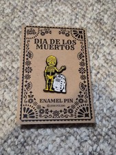Star Wars Dia De Los Muertos Pin C-3PO R2-D2 Jose Pulido picture