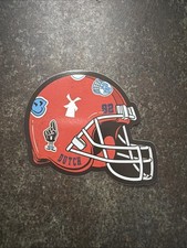 DUTCH BROS SEPTEMBER 8th 2026 RED Football HELMET STICKER SECOND CHANCE picture