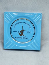 Vintage Ceramic Ashtray University Of Kentucky  Centennial 1865-1965 5.5