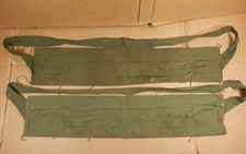 Two 1952 & 1953 Korean War US Army OD Green Cloth Bandoliers M1 Carbine 6 Pocket picture