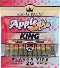 King Palm | King Size | Apple Pie | Organic Palm Leaf Prerolled Cone - 25 Pack picture