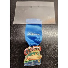 1990 St. Louis 73rd International Convention Badge Ribbon Pin picture