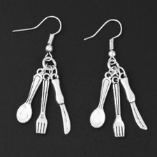 CUTLERY EARRINGS 1.8