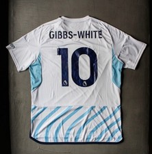 Nottingham Forest 23 24 Away Football Shirt EU Size White From Japan picture