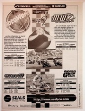 1996 ESPN MotoWorld Motocross World GP Motorcycle Racing TV Schedule Page picture