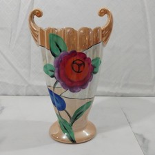 Strong Man Vase 1920s Antique Noritake Luster Ware picture