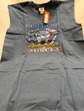 Harley Davidson Sleeveless T Shirt Large American Muscle Tank Top Sarasota FL NW picture