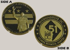 Marion Barry Jr. Statue DC Statehood 51 Challenge Coin  3#C picture