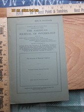 The process of musical creation - henry cowell 1926 - Journal of Psychology picture
