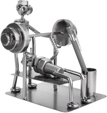 BRUBAKER Nuts and Bolts Sculpture Bodybuilder Bench Press picture
