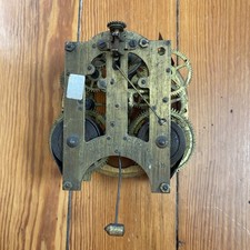 Antique 1881/2 Ansonia Mechanical Clock Time and Strike Movement 4 1/2 FOR PARTS picture