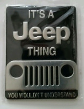 IT'S A JEEP THING YOU WOULDN'T UNDERSTAND Embossed Refrigerator Magnet picture
