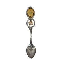 Vintage 1991 Flamingo Hilton Hotel Laughlin NV Souvenir Spoon Etched Landmark picture