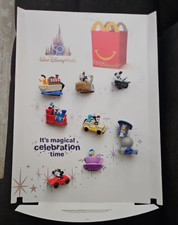 50th Walt Disney World Mcdonalds 2022 Store Display Happy Meals Toys Included picture