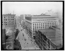 Photo:Buffalo NY Main Street Aerial View Downtown Street Scene c1890-1910 picture