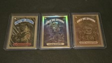 SSFC Lunchbox Leftovers Series 15 Lot Of 3 Gold Foil ERROR Sticker Cards L@@k picture