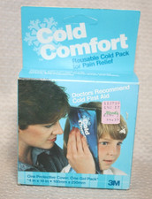 Vintage 3M Cold Comfort Reusable Cold Pack NOS Sealed Hook's Drug Store picture