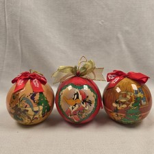 Vintage Looney Tunes Matrix Christmas Ball Ornaments Lot 3 1995 1997 Warner Bros picture