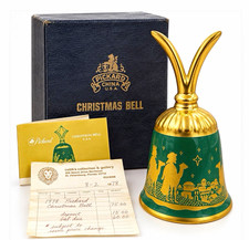 *Vintage 1977 Pickard Christmas Bell “The First Noel” w/ Original Box picture