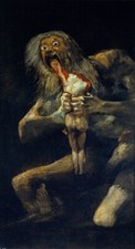 Saturn Devouring His Son : Francisco De Goya : Archival Quality Art Print 17x22 picture