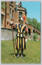 Postcard Swiss Guard Uniform Wilson Castle Proctor Vermont picture