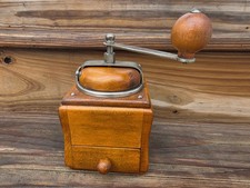 Vintage German Coffee Grinder Dovetailed Drawer Excellent Working Condition  picture