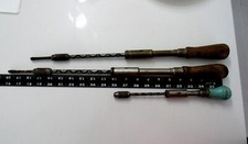 Lot Yankee Spiral Screwdriver Ratchet Wood Handle 30-130-35 Push Drill Worth Bro picture