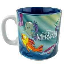 Vintage Disney The Little Mermaid Coffee Mug Cup Japan 1989 1990 Classic 12 oz picture