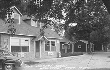 J38/ Wellston Michigan RPPC Postcard c1940s The Hunters Lodge Restaurant 207 picture
