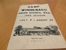Vintage 1953 Camp Winnebago Boy Scout Reservation Union Council-NJ Brochure picture