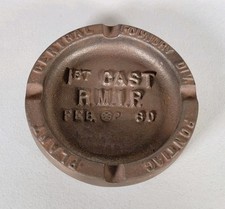 Vintage GM Pontiac Plant Central Foundry 1st Cast Feb 1980 Cast Iron Ashtray picture