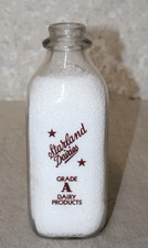 SAVANNAH GA STARLAND  DAIRIES MILK BOTTLE QUART  TRPQ ACL picture