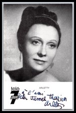 Arletty - French Actress - 4x6 Photo - Signed / Autograph picture