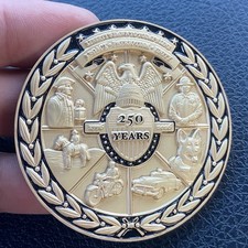 Official Police 250 Anniversary USA, Birth of a Nation, July 4th 1776 2026 Coin picture
