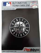 SEATTLE MARINERS MLB CHROME PLASTIC EMBLEM picture