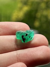 Kagem, Zambia Emerald Facet Rough Crystal Bright Green 7.7 Ct picture