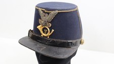 ORG U.S. INDIAN WAR M-1872 INFANTRY SHAKO CAP W/ INSIGNIA picture