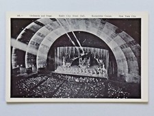 Orchestra & Stage Radio City Music Hall, Rockefeller Ctr New York Postcard 3445 picture