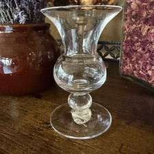 Lenox Vintage Handblown Crystal Budvase Vase 3 3/8” Tall EUC picture