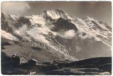 Switzerland Kleine Scheidegg Mountain Pass Swiss Alps Vintage RPPC Postcard UNP picture
